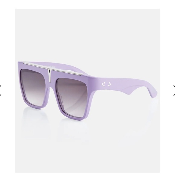 Jacque Marie Mage x Evangelie Smyrniotaki Selini flat brow sunglasses lilac main image 6